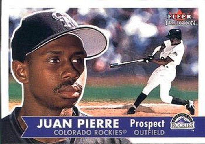 #363 Juan Pierre - Colorado Rockies - 2001 Fleer Tradition Baseball