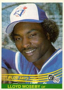 #363 Lloyd Moseby - Toronto Blue Jays - 1984 Donruss Baseball