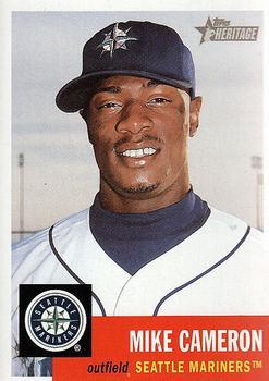 #363 Mike Cameron - Seattle Mariners - 2002 Topps Heritage Baseball