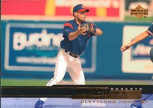 #363 Roberto Alomar - Cleveland Indians - 2000 Upper Deck Baseball