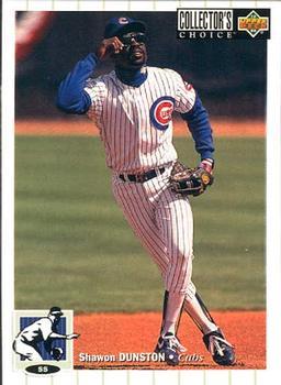 #363 Shawon Dunston - Chicago Cubs - 1994 Collector's Choice Baseball