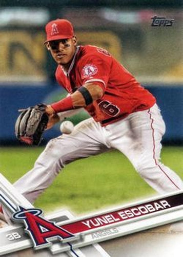 #363 Yunel Escobar - Los Angeles Angels - 2017 Topps Baseball