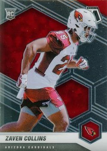 #363 Zaven Collins - Arizona Cardinals - 2021 Panini Mosaic Football