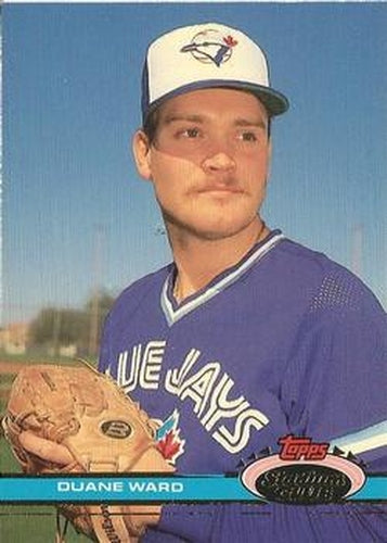 #363 Duane Ward - Toronto Blue Jays - 1991 Stadium Club Baseball