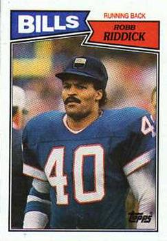 #363 Robb Riddick - Buffalo Bills - 1987 Topps Football