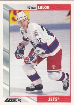 #363 Mike Lalor - Winnipeg Jets - 1992-93 Score USA Hockey