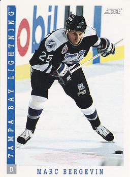 #363 Marc Bergevin - Tampa Bay Lightning - 1993-94 Score Canadian Hockey