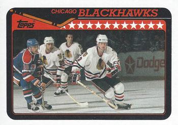 #363 Chicago Blackhawks - Chicago Blackhawks - 1990-91 Topps Hockey