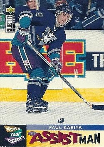 #363 Paul Kariya - Anaheim Mighty Ducks - 1995-96 Collector's Choice Hockey