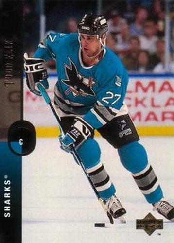 #363 Todd Elik - San Jose Sharks - 1994-95 Upper Deck Hockey