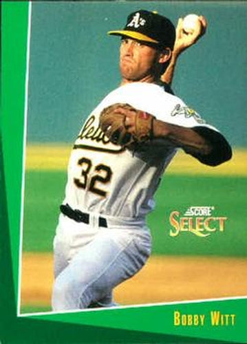 #363 Bobby Witt - Oakland Athletics - 1993 Select Baseball