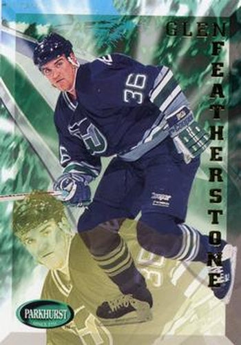 #363 Glen Featherstone - Hartford Whalers - 1995-96 Parkhurst International Hockey