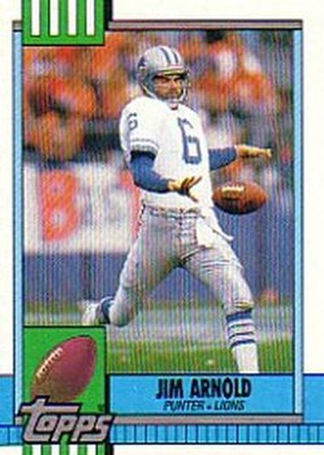 #363 Jim Arnold - Detroit Lions - 1990 Topps Football