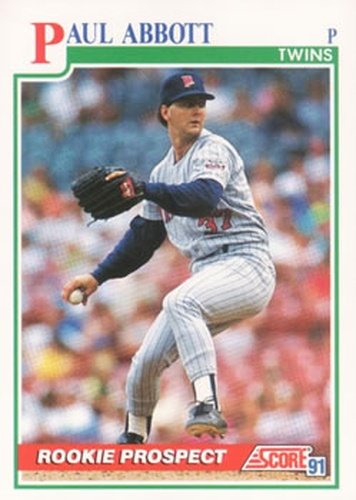 #363 Paul Abbott - Minnesota Twins - 1991 Score Baseball