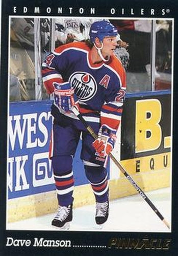 #363 Dave Manson - Edmonton Oilers - 1993-94 Pinnacle Hockey