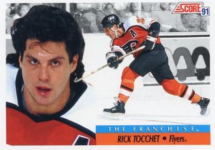 #364 Rick Tocchet - Philadelphia Flyers - 1991-92 Score Canadian Hockey