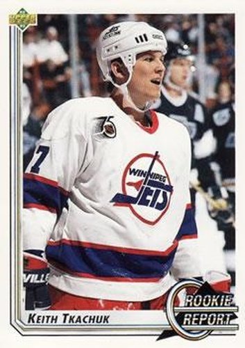 #364 Keith Tkachuk - Winnipeg Jets - 1992-93 Upper Deck Hockey