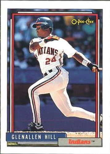 #364 Glenallen Hill - Cleveland Indians - 1992 O-Pee-Chee Baseball
