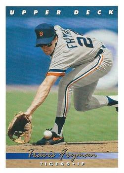 #364 Travis Fryman - Detroit Tigers - 1993 Upper Deck Baseball