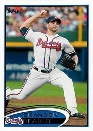 #364 Brandon Beachy - Atlanta Braves - 2012 Topps Baseball