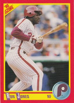 #364 Ron Jones - Philadelphia Phillies - 1990 Score Baseball