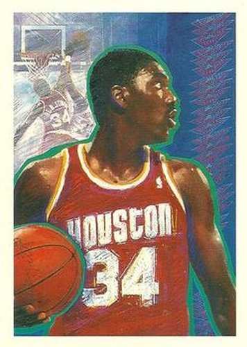 #364 Akeem Olajuwon - Houston Rockets - 1990-91 Hoops Basketball