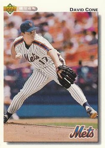 #364 David Cone - New York Mets - 1992 Upper Deck Baseball