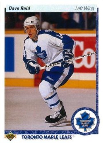 #364 Dave Reid - Toronto Maple Leafs - 1990-91 Upper Deck Hockey