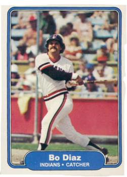 #364 Bo Diaz - Cleveland Indians - 1982 Fleer Baseball