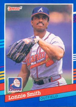 #364 Lonnie Smith - Atlanta Braves - 1991 Donruss Baseball
