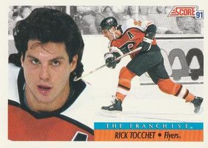 #364 Rick Tocchet - Philadelphia Flyers - 1991-92 Score Canadian Bilingual Hockey