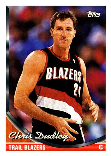 #364 Chris Dudley - Portland Trail Blazers - 1993-94 Topps Basketball