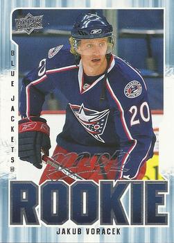 #364 Jakub Voracek - Columbus Blue Jackets - 2008-09 Upper Deck MVP Hockey
