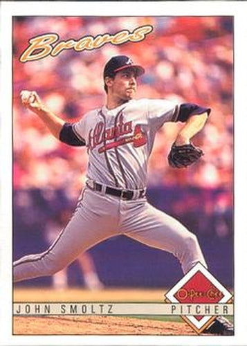 #364 John Smoltz - Atlanta Braves - 1993 O-Pee-Chee Baseball