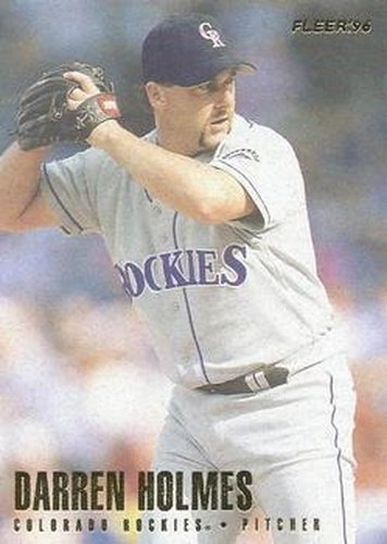 #364 Darren Holmes - Colorado Rockies - 1996 Fleer Baseball