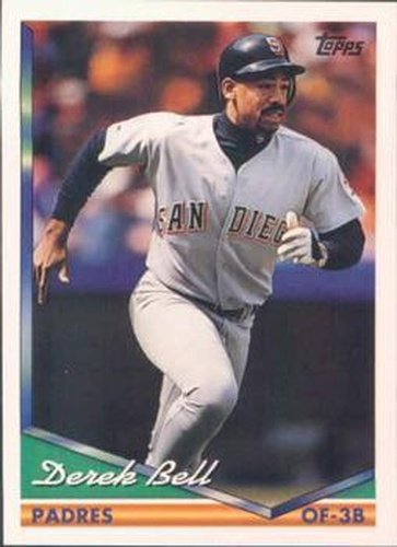 #364 Derek Bell - San Diego Padres - 1994 Topps Baseball