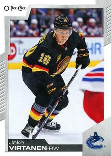 #364 Jake Virtanen - Vancouver Canucks - 2020-21 O-Pee-Chee Hockey