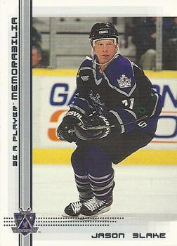 #364 Jason Blake - Los Angeles Kings - 2000-01 Be a Player Memorabilia Hockey
