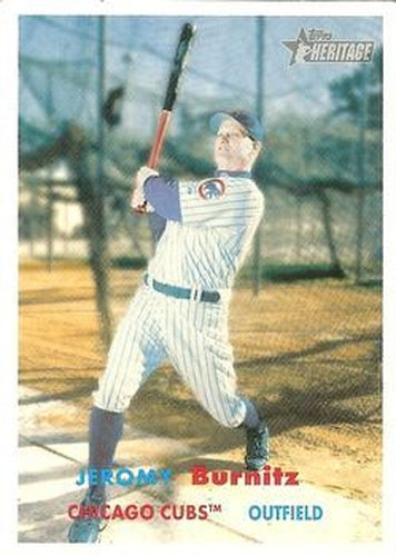 #364 Jeromy Burnitz - Chicago Cubs - 2006 Topps Heritage Baseball