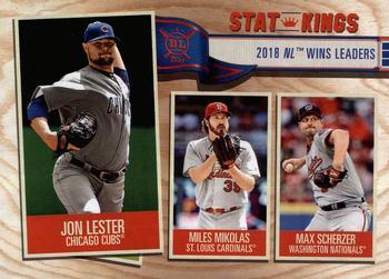 #364 Jon Lester / Miles Mikolas / Max Scherzer - Chicago Cubs / St. Louis Cardinals / Washington Nationals - 2019 Topps Big League Baseball