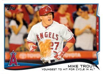 #364 Mike Trout - Los Angeles Angels - 2014 Topps Baseball