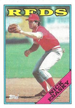 #364 Nick Esasky - Cincinnati Reds - 1988 Topps Baseball
