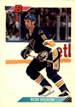 #364 Ron Wilson - St. Louis Blues - 1992-93 Bowman Hockey