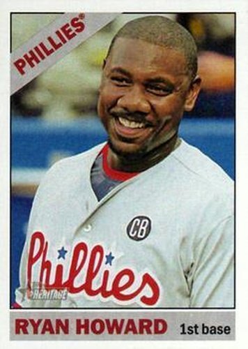 #364 Ryan Howard - Philadelphia Phillies - 2015 Topps Heritage Baseball