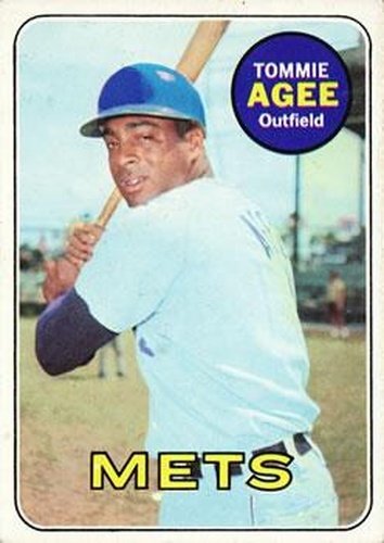 #364 Tommie Agee - New York Mets - 1969 Topps Baseball