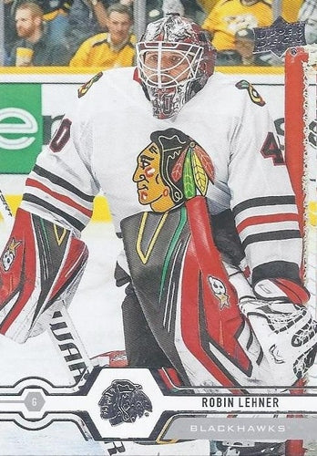 #364 Robin Lehner - Chicago Blackhawks - 2019-20 Upper Deck Hockey