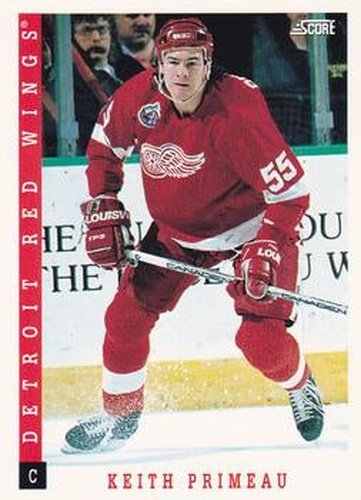 #364 Keith Primeau - Detroit Red Wings - 1993-94 Score Canadian Hockey