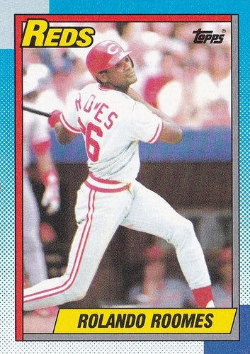 #364 Rolando Roomes - Cincinnati Reds - 1990 Topps Baseball