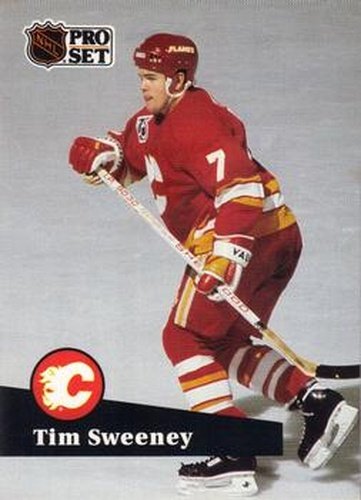 #364 Tim Sweeney - 1991-92 Pro Set Hockey