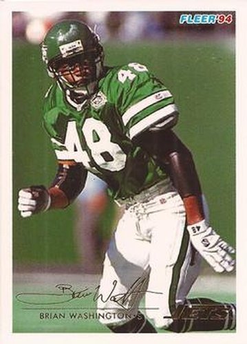 #364 Brian Washington - New York Jets - 1994 Fleer Football